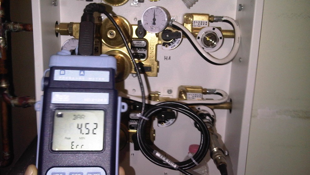 Utilizzo strumentazione certificata manutenzione impianti gas medicali | Verifica gas medicali